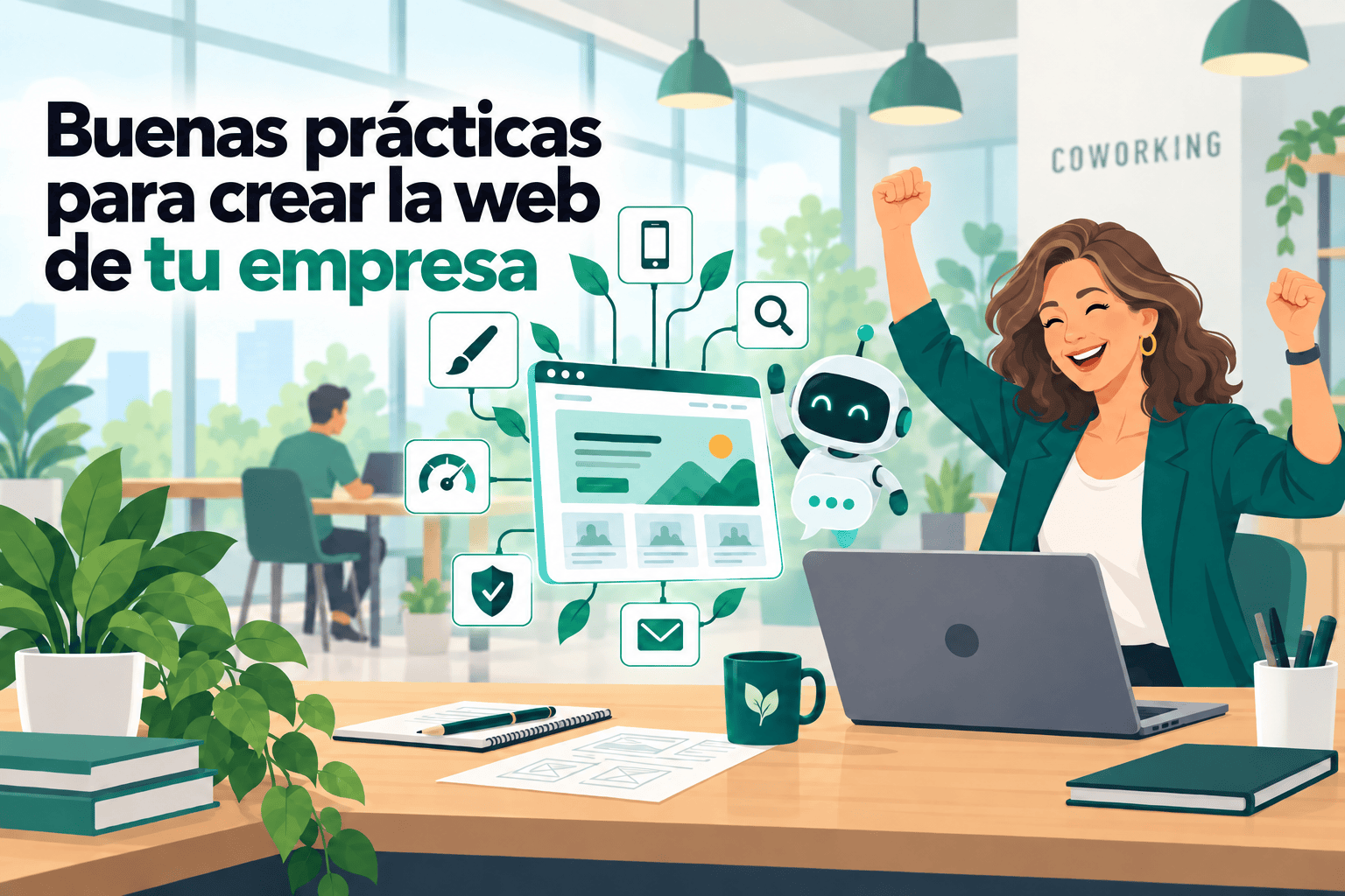 Cómo crear la web de tu empresa con IA: guía práctica