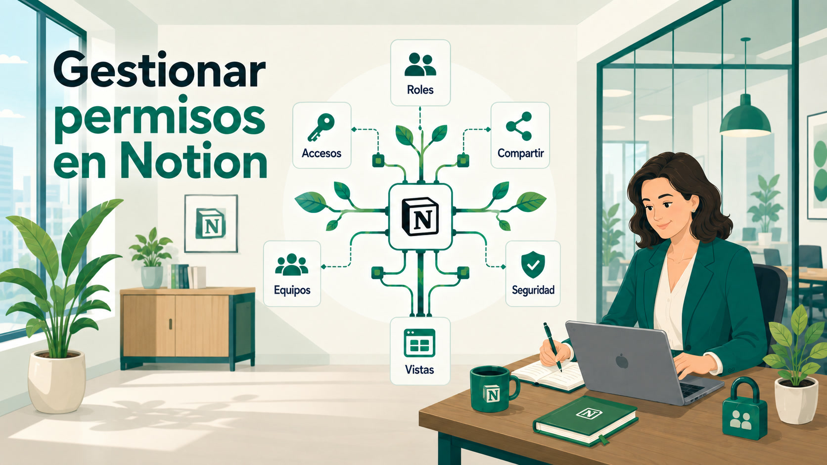Permisos en Notion: guía completa para colaborar sin errores
