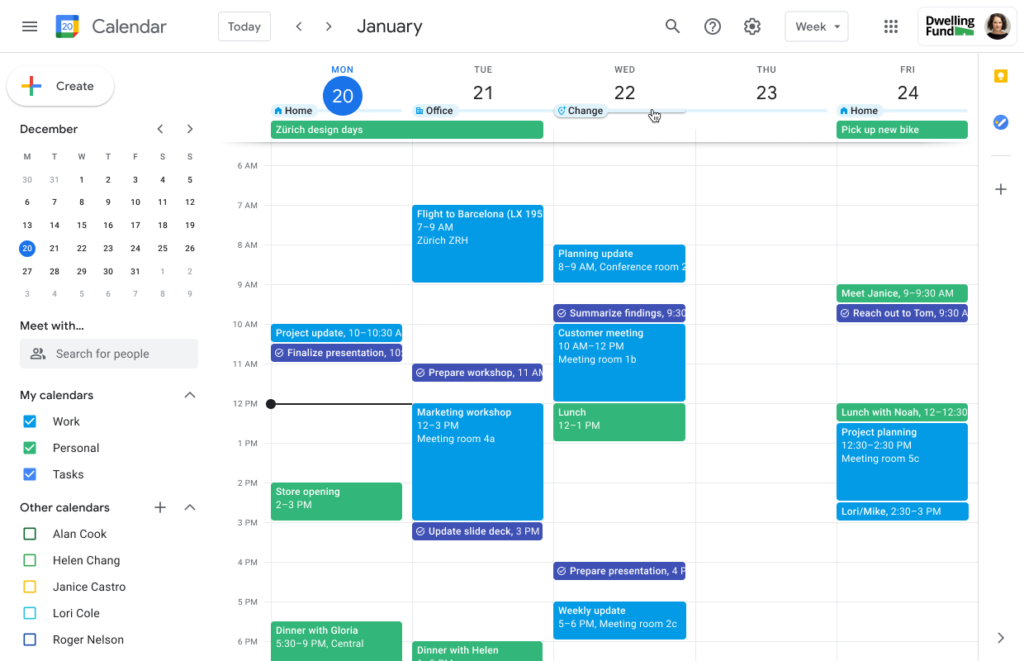 Alternativas a Calendly google calendar