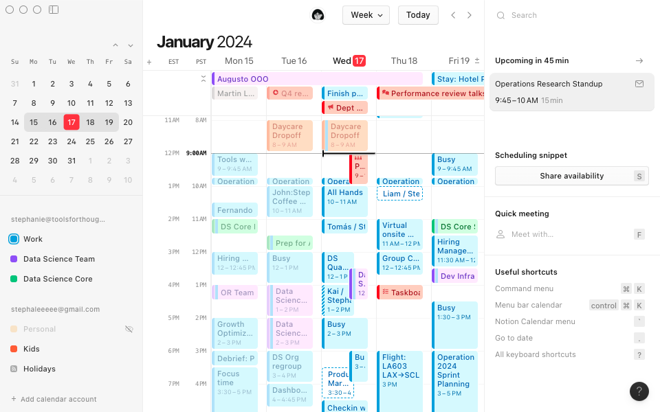 Alternativas a Calendly notion calendar