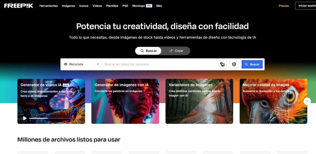 crear imagenes con ia Freepik