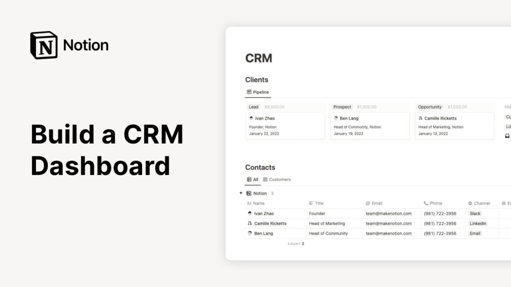 CRM en Notion