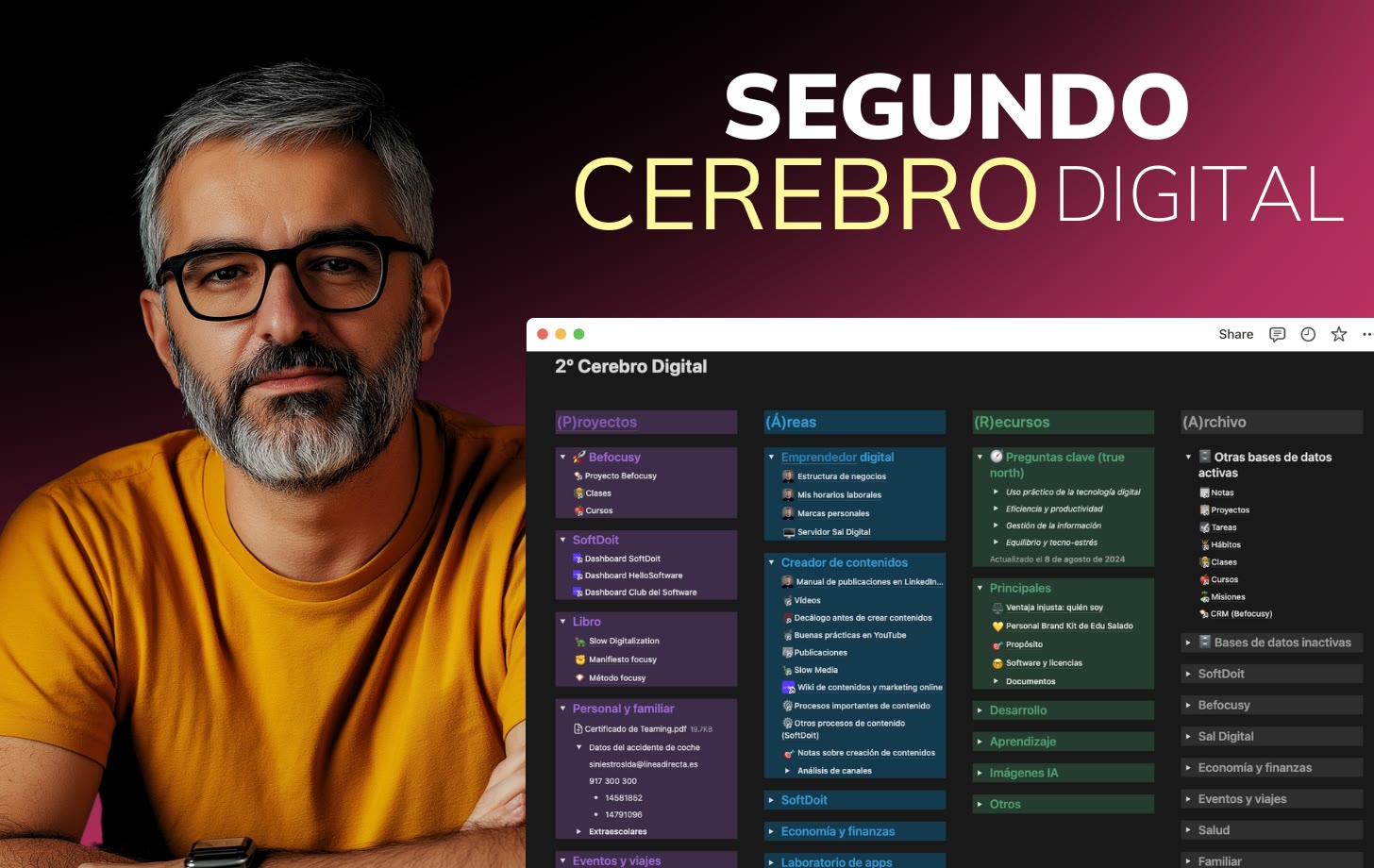 Construye tu segundo cerebro digital con Notion