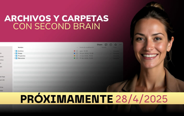 Optimiza la gestión de archivos y carpetas para tu Segundo Cerebro Digital