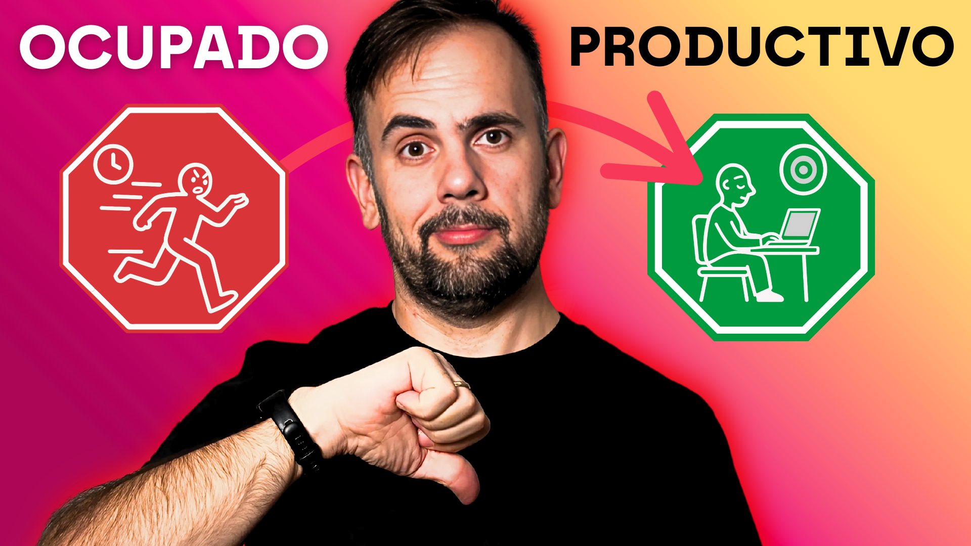 Diferencia entre estar ocupado y ser productivo