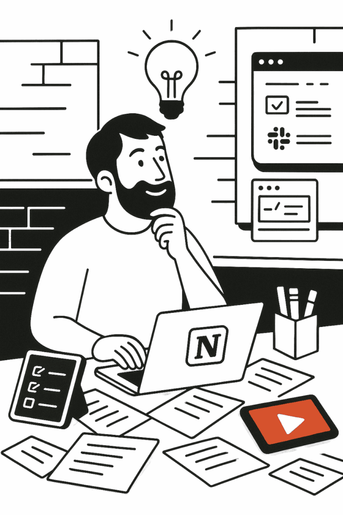 Curso de Notion para emprendedores como resultado de años de investigación