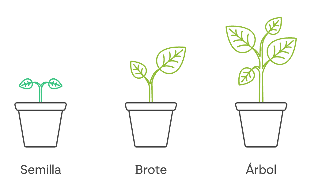 Contra los algoritmos: crea tu Jardín Digital en Notion para emprendedores 1 Esquema de tu jardín digital
