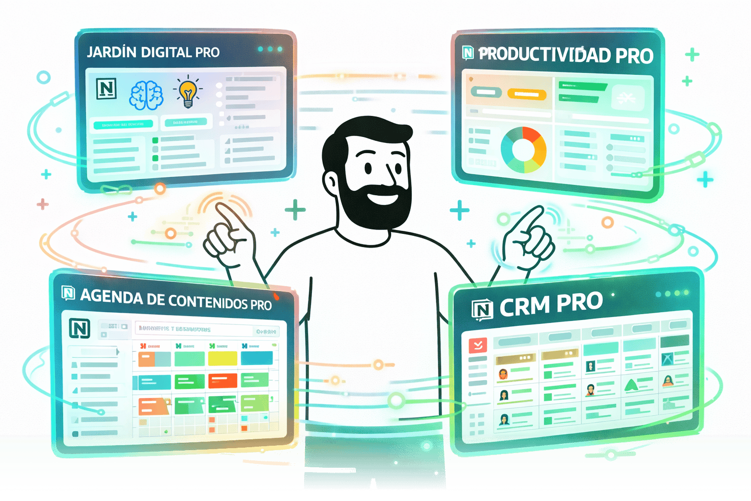 Plantillas premium de Notion para emprendedores